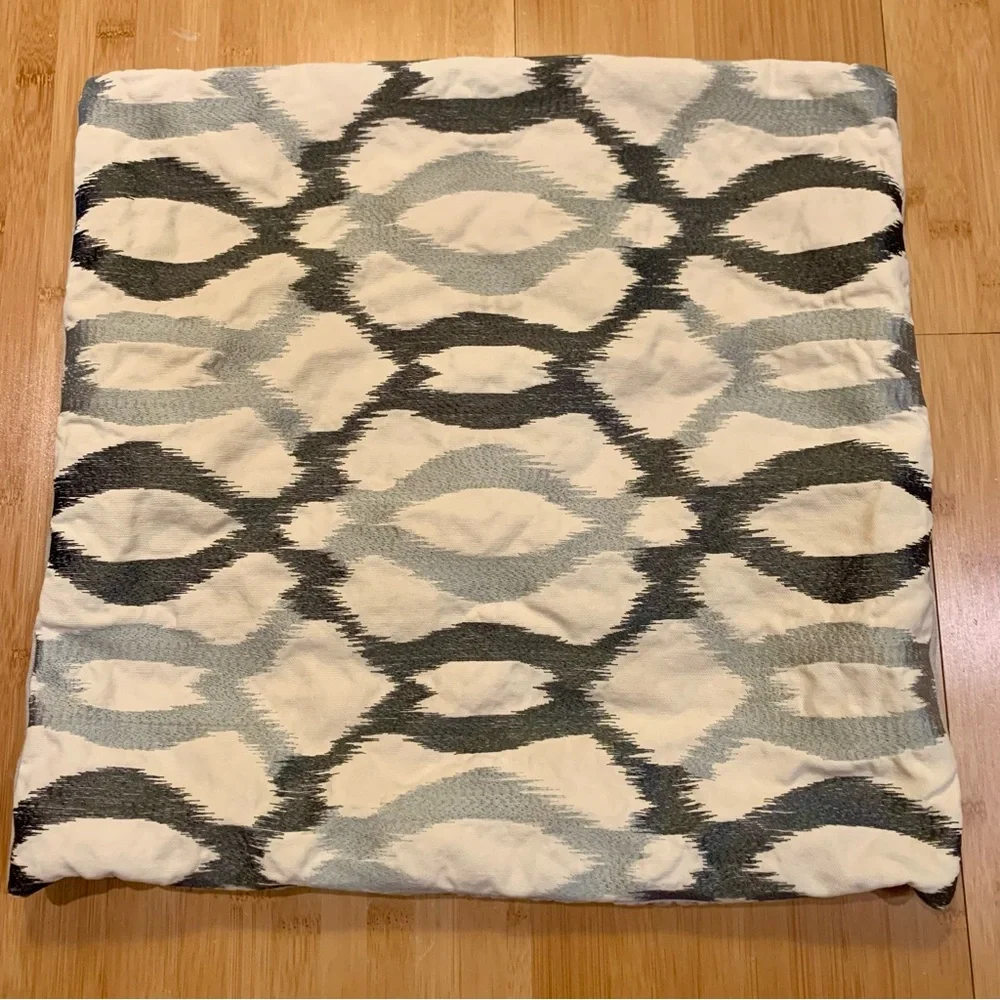 West Elm Ikat Modern Square Pillowcase
